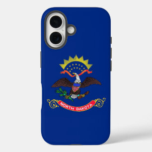 Apple iPhone 16 Case-Mate met vlag van North Dakot Hoesje