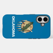 Apple iPhone 16 Case-Mate met vlag van Oklahoma Case (Achterkant (horizontaal))