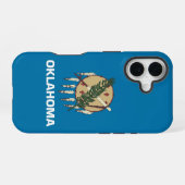 Apple iPhone 16 Case-Mate met vlag van Oklahoma Hoesje (Achterkant horizontaal)