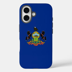 Apple iPhone 16 Case-Mate met vlag van Pennsylvani Hoesje