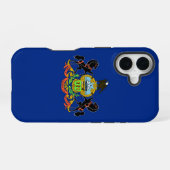 Apple iPhone 16 Case-Mate met vlag van Pennsylvani Hoesje (Achterkant horizontaal)