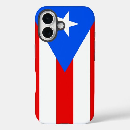 Apple iPhone 16 Case-Mate met vlag van Puerto Rico Case (Achterkant)