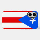 Apple iPhone 16 Case-Mate met vlag van Puerto Rico Case (Achterkant (horizontaal))