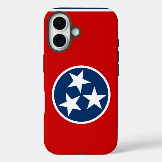 Apple iPhone 16 Case-Mate met vlag van Tennessee Case (Achterkant)