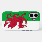 Apple iPhone 16 Case-Mate met Welshe vlag Case (Achterkant (horizontaal))