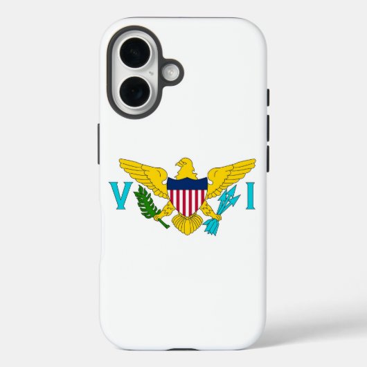 Apple iPhone 16 Hoesje, Maagdeneilanden vlag Case-Mate iPhone Case (Achterkant)