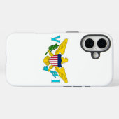 Apple iPhone 16 Hoesje, Maagdeneilanden vlag Case-Mate iPhone Case (Achterkant (horizontaal))