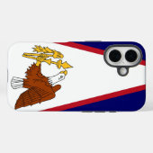 Apple iPhone 16 Hoesje-Mate met Amerikaanse Samoa- Case-Mate iPhone Case (Achterkant (horizontaal))