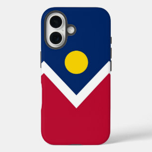 Apple iPhone 16 Hoesje-Mate met Denver-vlag Hoesje