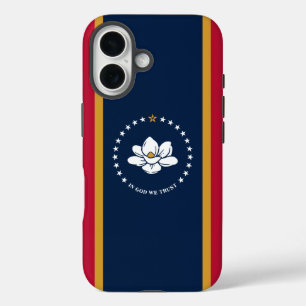 Apple iPhone 16 Hoesje-Mate met Mississippi-vlag Hoesje