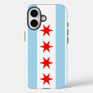 Apple iPhone 16 Hoesje-Mate met vlag van Chicago Hoesje
