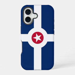 Apple iPhone 16 Hoesje-Mate met vlag van Indianapo Hoesje