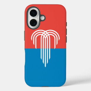 Apple iPhone 16 Hoesje-Mate met vlag van Kansas Ci Hoesje