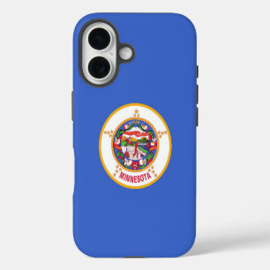 Apple iPhone 16 Hoesje-Mate met vlag van Minnesota Hoesje