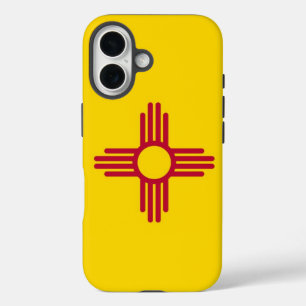 Apple iPhone 16 Hoesje-Mate met vlag van New Mexic Hoesje