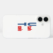 Apple iPhone 16 Hoesje UTAH TOERISME (Achterkant (horizontaal))