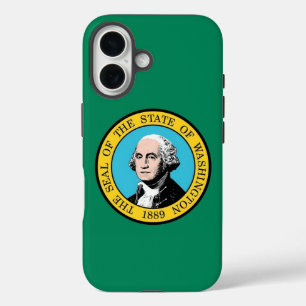 Apple iPhone 16 Hoesje, vlag van de staat Washingt Hoesje