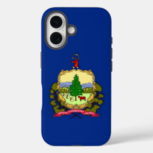 Apple iPhone 16 Hoesje, vlag van Vermont Hoesje