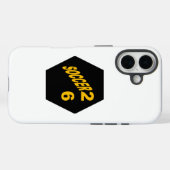 Apple iPhone 16 Hoesje VOETBAL 26 (Achterkant (horizontaal))