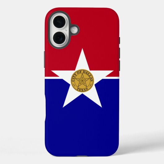 Apple iPhone 16 Plus Case-Mate Dallas-vlag Case (Achterkant)