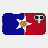 Apple iPhone 16 Plus Case-Mate Dallas-vlag Hoesje (Achterkant horizontaal)