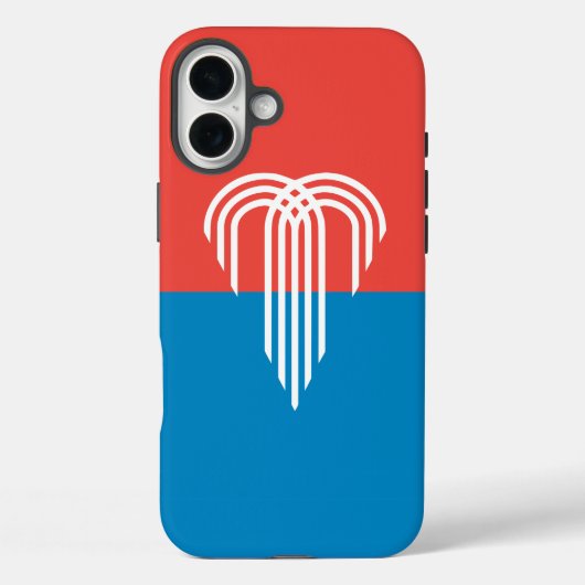 Apple iPhone 16 Plus Case-Mate Kansas City vlag Case (Achterkant)