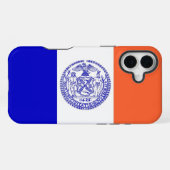 Apple iPhone 16 Plus Case-Mate New York vlag Hoesje (Achterkant horizontaal)