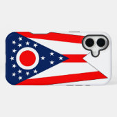 Apple iPhone 16 Plus Case-Mate Ohio-vlag Hoesje (Achterkant horizontaal)