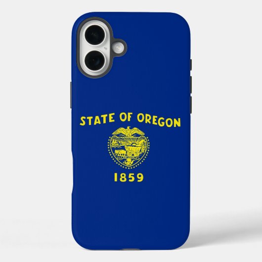 Apple iPhone 16 Plus Case-Mate, Oregon vlag Case-Mate iPhone Case (Achterkant)