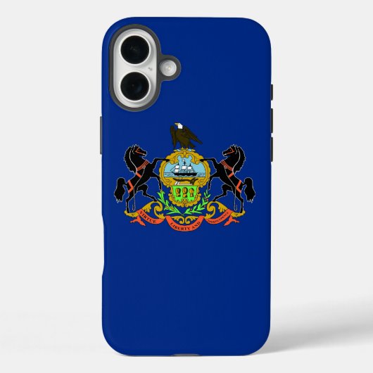 Apple iPhone 16 Plus Case-Mate Pennsylvania vlag Case (Achterkant)