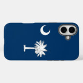 Apple iPhone 16 Plus Case-Mate South Carolina flag Case-Mate iPhone Case (Achterkant (horizontaal))