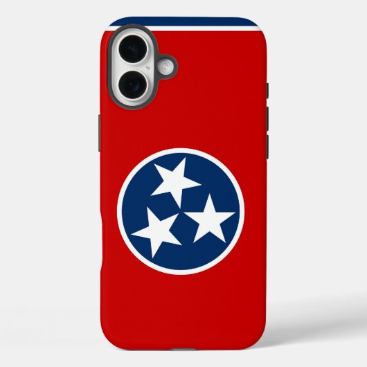 Apple iPhone 16 Plus Case-Mate Tennessee vlag Case (Achterkant)