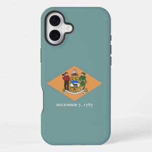 Apple iPhone 16 Plus Case-Mate, vlag van Delaware Hoesje