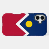 Apple iPhone 16 Plus Case-Mate, vlag van Denver Hoesje (Achterkant horizontaal)