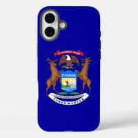Apple iPhone 16 Plus Case-Mate, vlag van Michigan