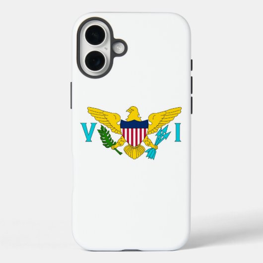 Apple iPhone 16 Plus Hoesje, Amerikaanse Maagdenei Case-Mate iPhone Case (Achterkant)
