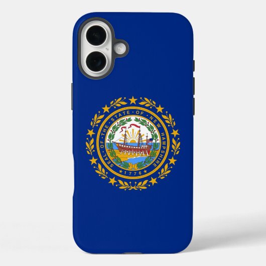 Apple iPhone 16 Plus Hoesje-Mate New Hampshire Case-Mate iPhone Case (Achterkant)