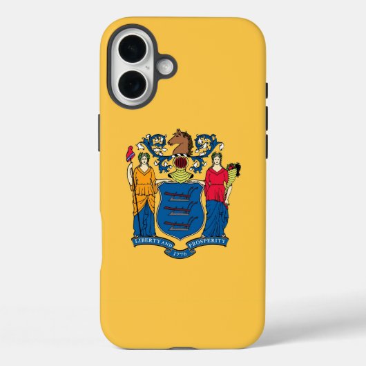 Apple iPhone 16 Plus Hoesje-Mate New Jersey Case-Mate iPhone Case (Achterkant)