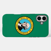 Apple iPhone 16 Plus Hoesje, Vlag van de staat Was Case-Mate iPhone Case (Achterkant (horizontaal))