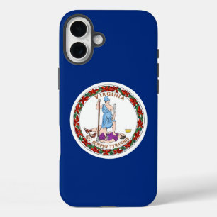 Apple iPhone 16 Plus Hoesje, vlag van Virginia Hoesje