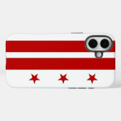 Apple iPhone 16 Plus Hoesje, Washington DC vlag Case-Mate iPhone Case (Achterkant (horizontaal))