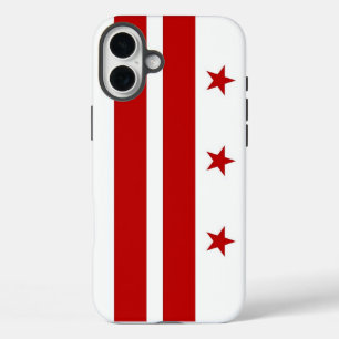 Apple iPhone 16 Plus Hoesje, Washington DC vlag Hoesje