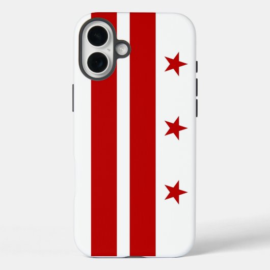 Apple iPhone 16 Plus Hoesje, Washington DC vlag Case-Mate iPhone Case (Achterkant)