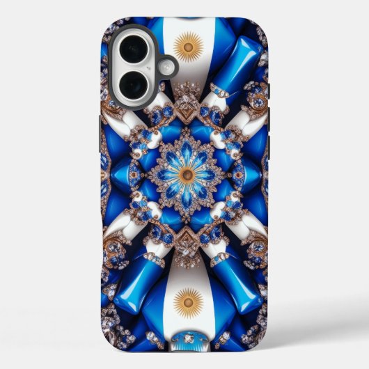 Apple iPhone 16 Plus Mate, Argentijnse kleuren Case-Mate iPhone Case (Achterkant)