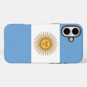 Apple iPhone 16 Plus Mate, Argentijnse vlag Case-Mate iPhone Case (Achterkant (horizontaal))