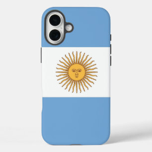 Apple iPhone 16 Plus Mate, Argentijnse vlag Hoesje
