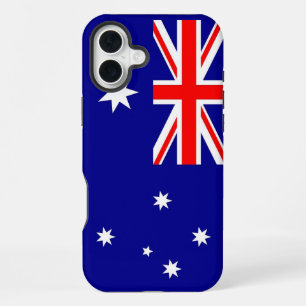 Apple iPhone 16 Plus Mate, Australische vlag Hoesje
