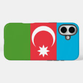 Apple iPhone 16 Plus Mate, Azerbeidzjaanse vlag Case-Mate iPhone Case (Achterkant (horizontaal))