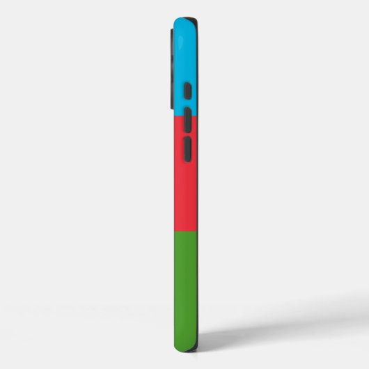 Apple iPhone 16 Plus Mate, Azerbeidzjaanse vlag Case-Mate iPhone Case (Achterkant / Links)