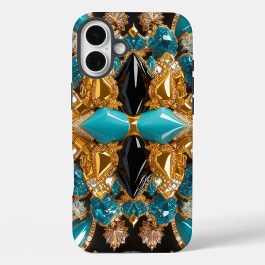 Apple iPhone 16 Plus Mate, Bahama Kleuren Case-Mate iPhone Case (Achterkant)